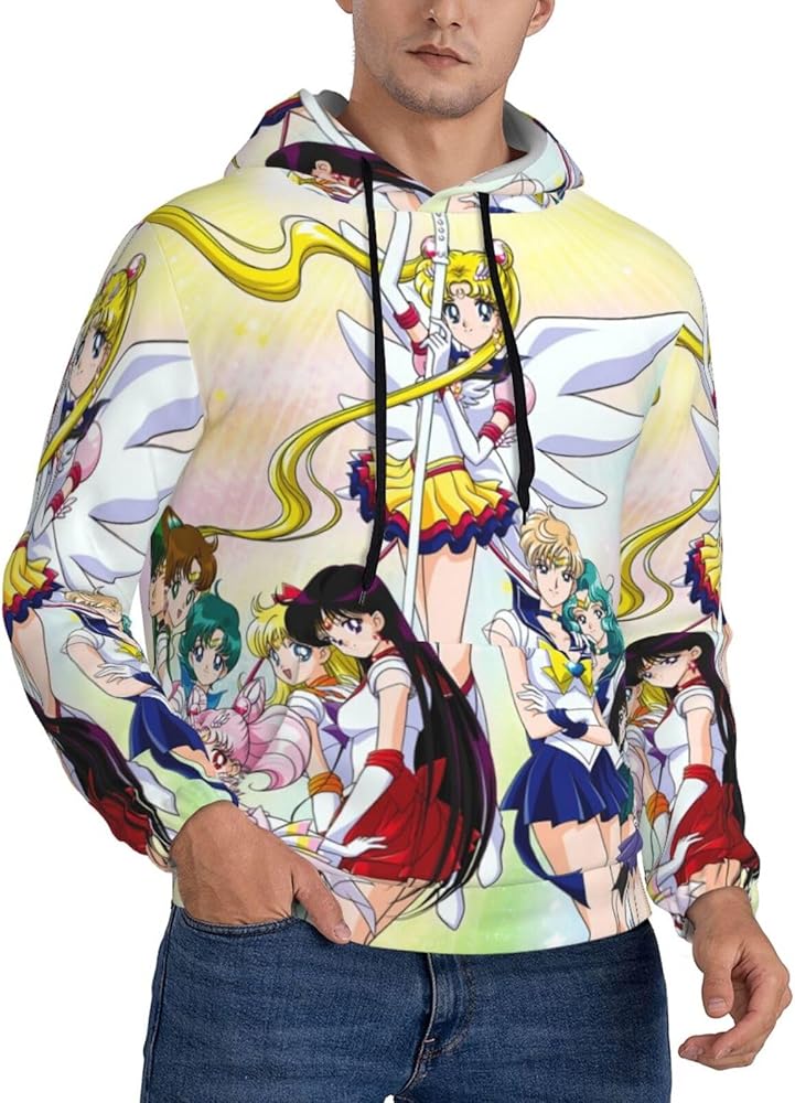 Amazon.co.jp: [COOLEAD] 美少女戦士セーラームーン パーカー メンズ