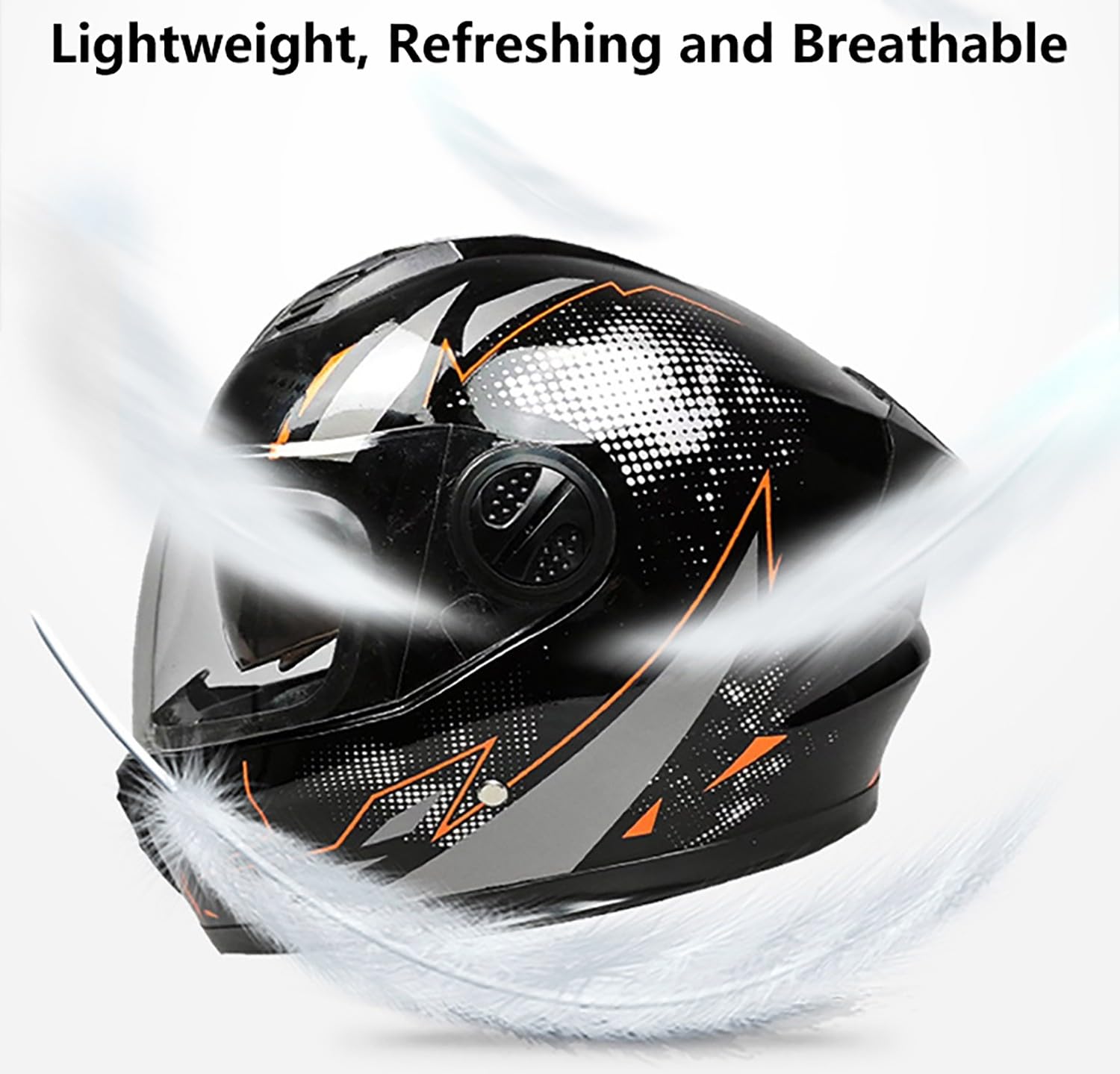 Cascos Integrales de Motocicleta con Doble Visera, Unisex, para Bicicleta Scooter Ciclomotor, Homologados ECE, Talla: 58-62 cm