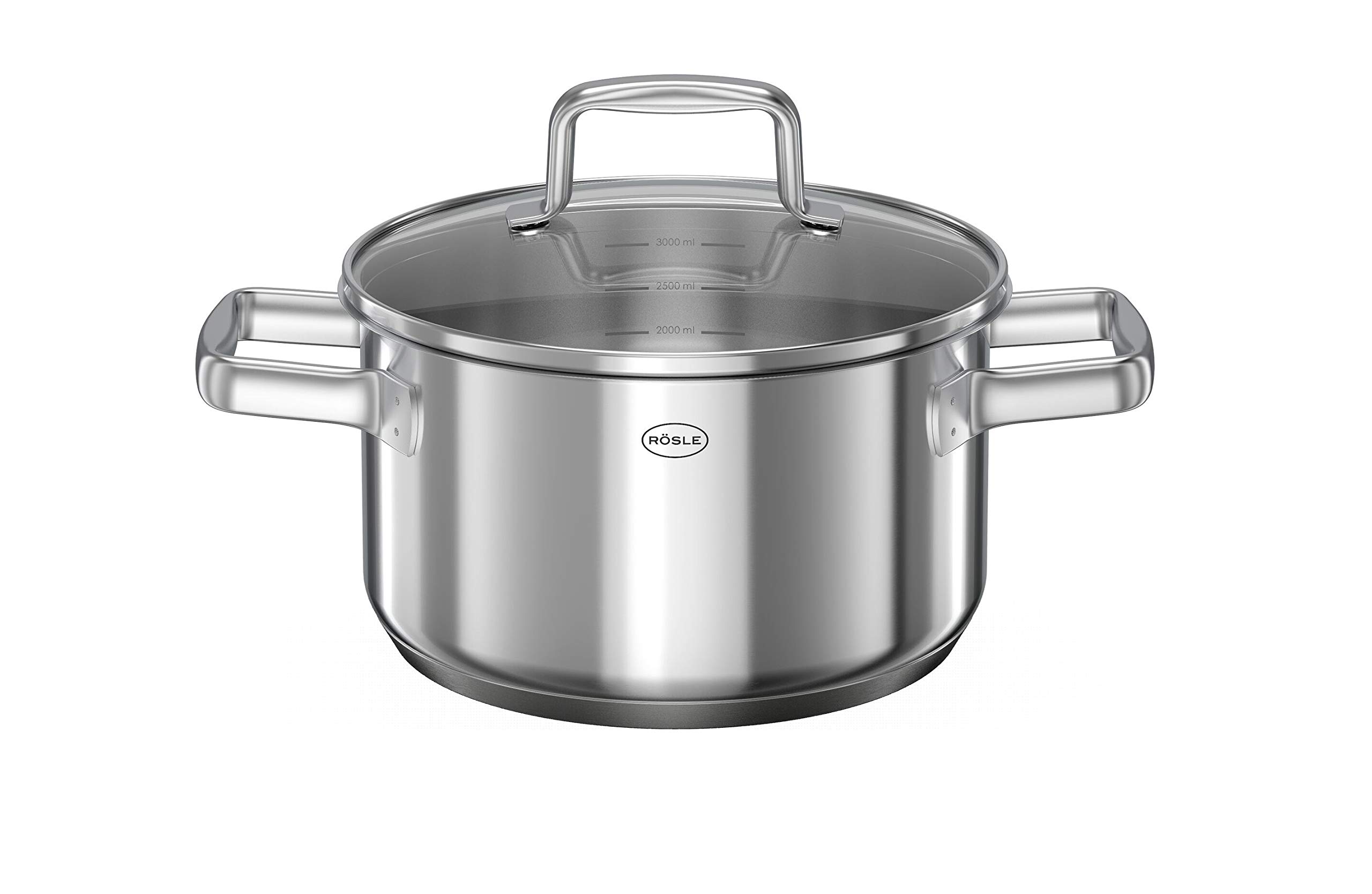 Rösle 13302 Moments, faitout 20 cm, 1,2 litres, argenté