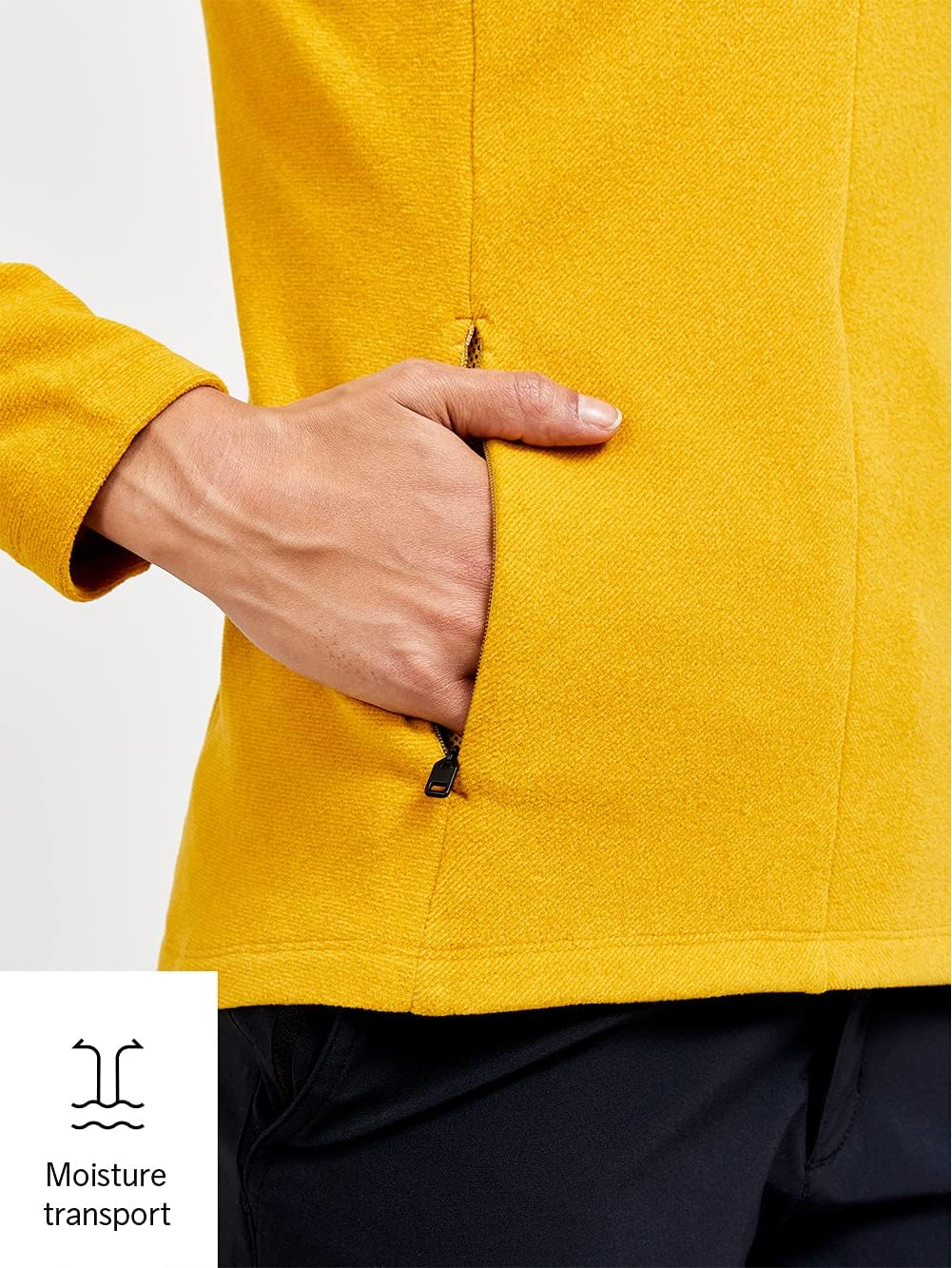 Craft Sportswear Women's CORE Edge Thermal Midlayer - XL, Tawny Asphalt