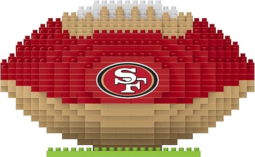 Miniatura 24 de FOCO NFL BRXLZ - Rompecabezas de pelota de fútbol unisex 3D con logotipo del