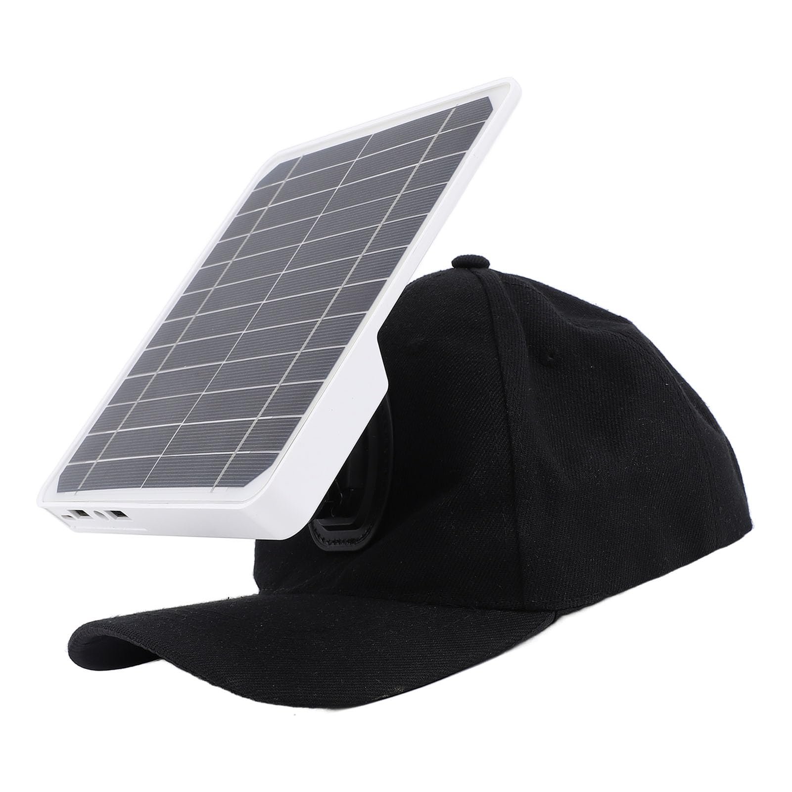 **Mtlavishness Panel Solar de 20W con Sombrero Puertos USB Duales PD Rápido**