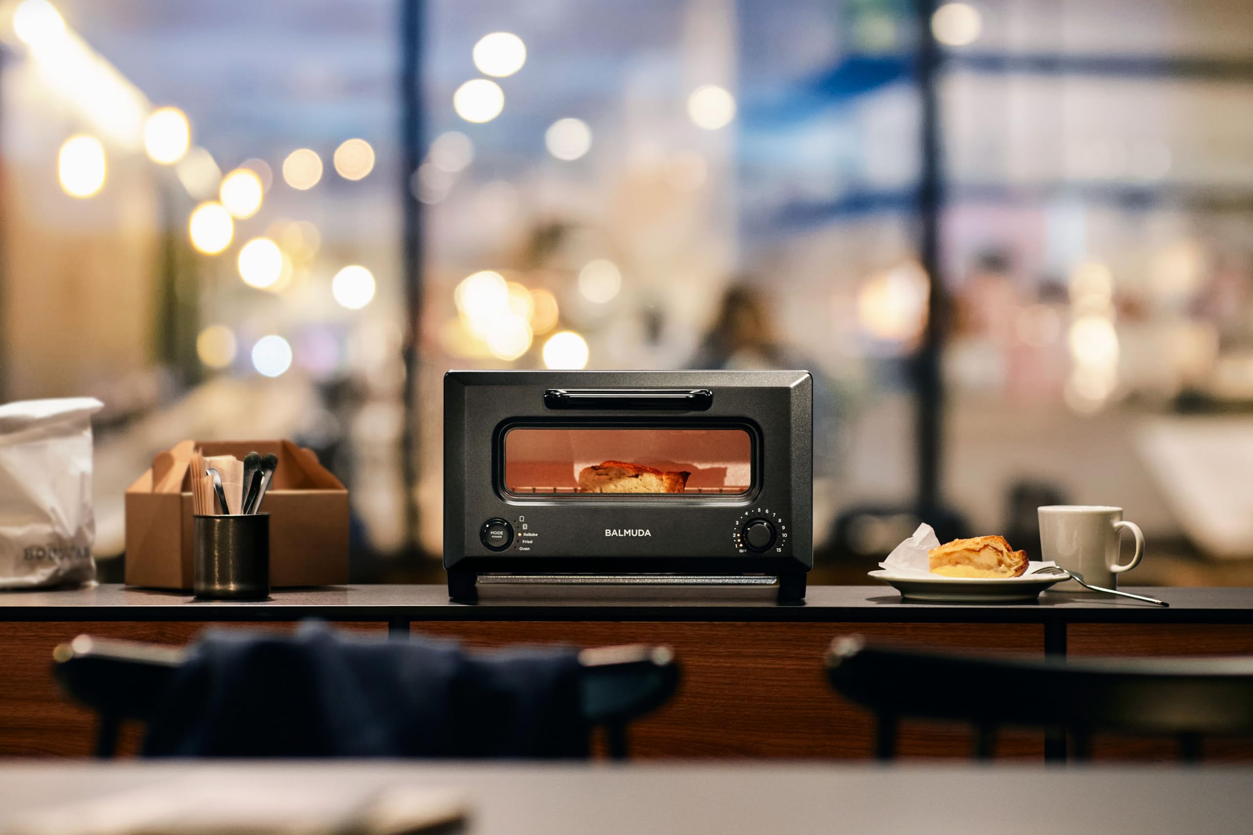 【新品未開封】バルミューダ リベイカー（黒）ReBaker KTT01JP-BK Amazon | 【バルミューダ】リベイカー ブラック BALMUDA Rebaker