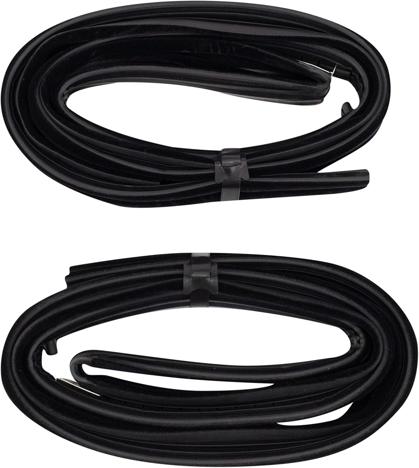 Weather Stripping for Door Window Glass Run Channel 2 Piece Set Replacement for