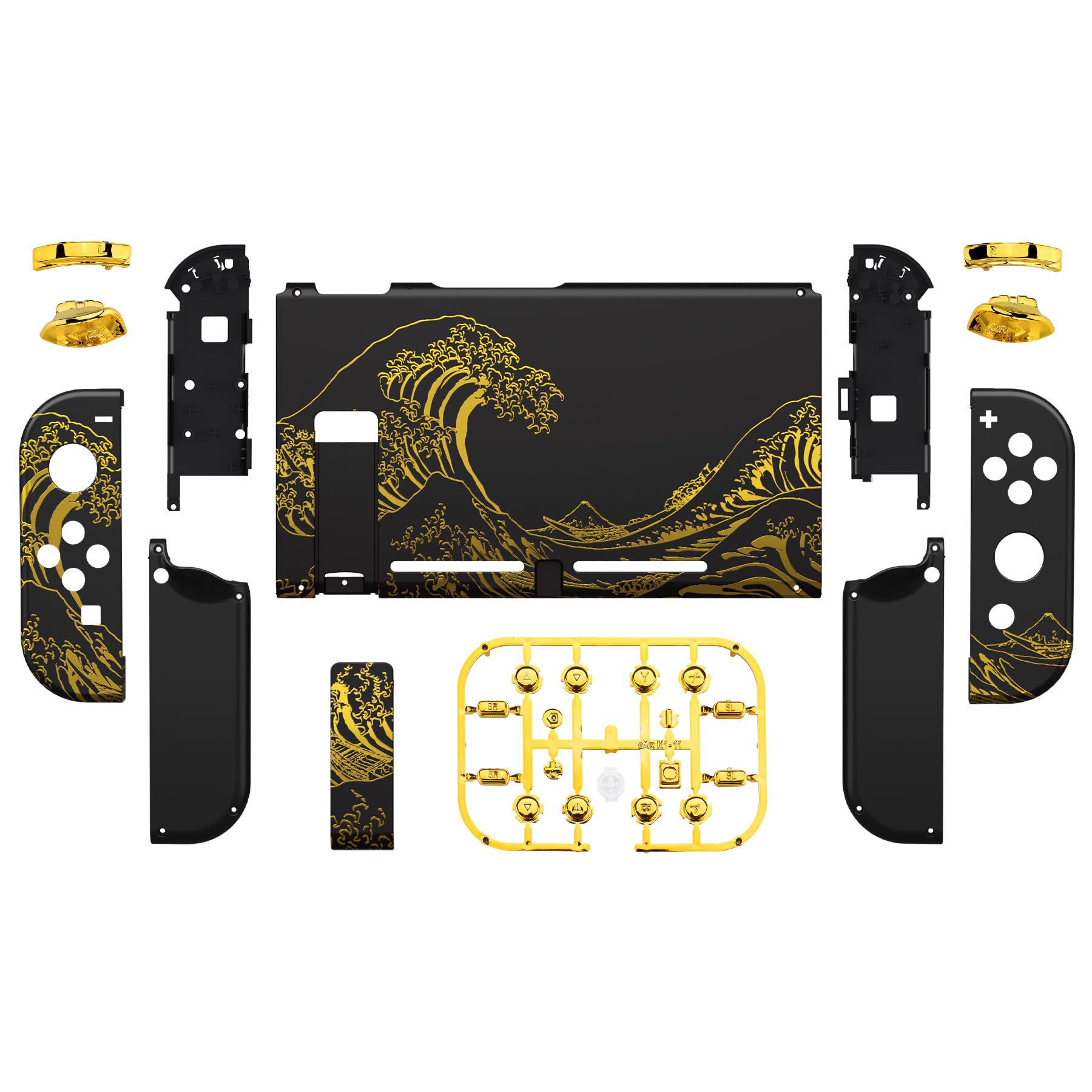 Amazon.co.jp: eXtremeRate Switchに対応用カスタムDIY交換ケース