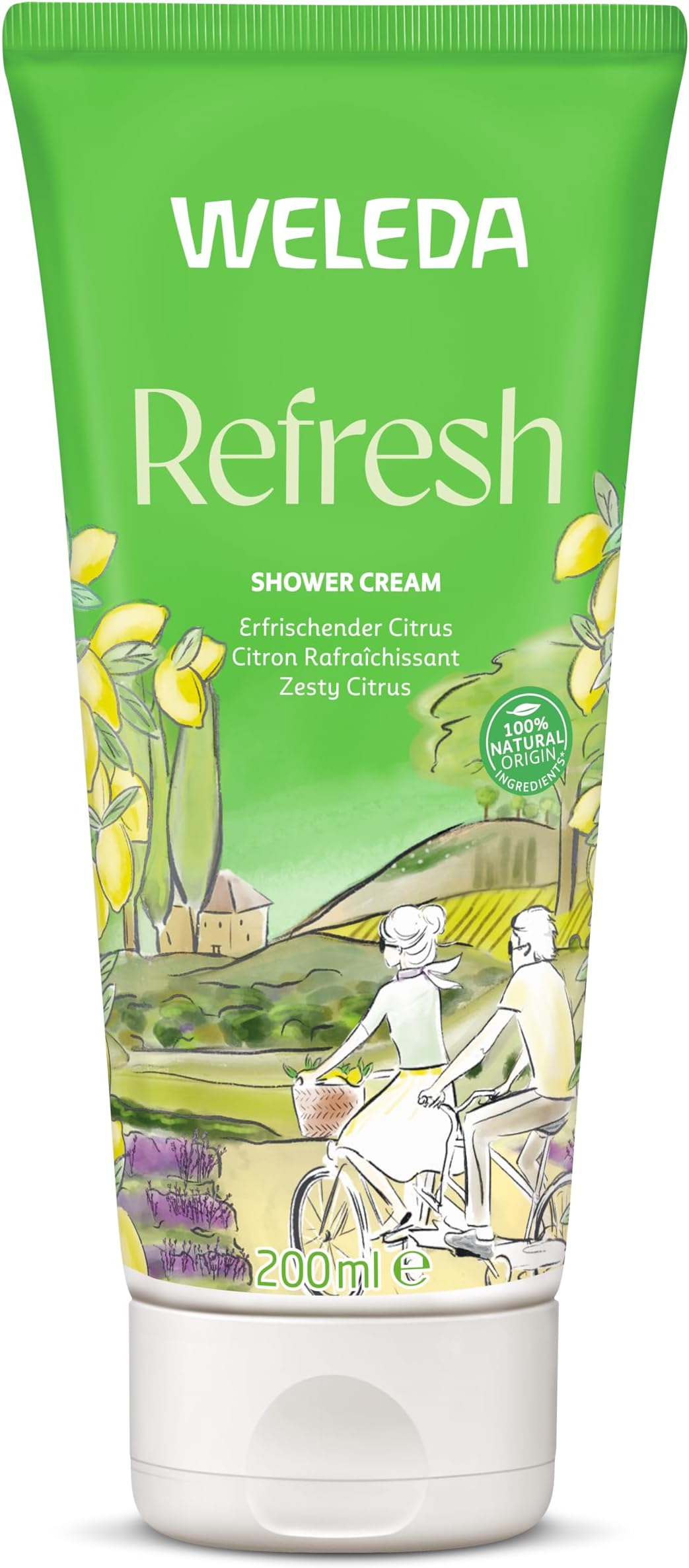 Weleda Shower Gel with Citrus, Creamy Body Wash, For Women & Men, Cleanse & Refresh, Paraben & SLS Free, Certified Natural, Organic, Vegan, 200 ml