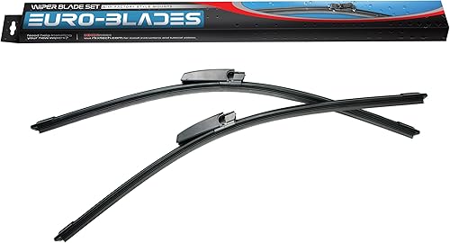 EURO-BLADES B7 A4, C5 A6, limpiaparabrisas, juego de 2 aspas de 22 pulgadas + 22 pulgadas, 2002-2008
