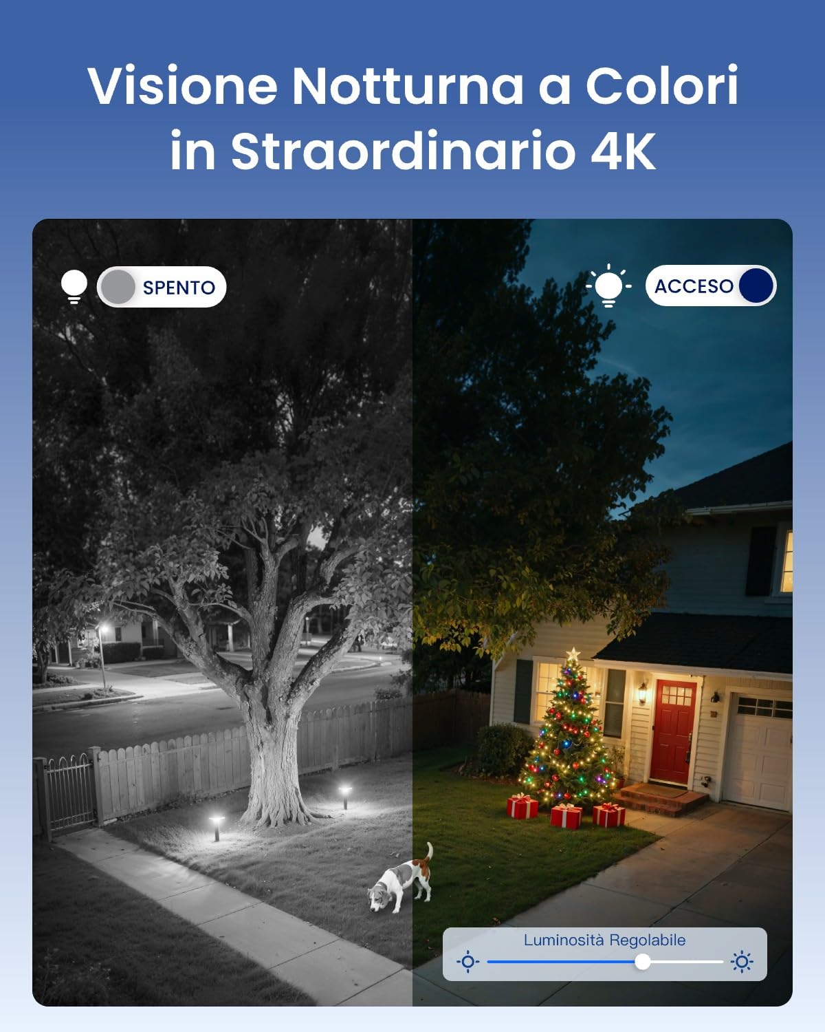 Reolink Telecamera di sicurezza PTZ 4K per esterni, Dual Lens, WiFi 2.4/5 GHz 6, monitoraggio uomo/veicolo/animali, zoom ibrido 6X, visione notturna a colori, WiFi TrackMix (Ricondizionato)