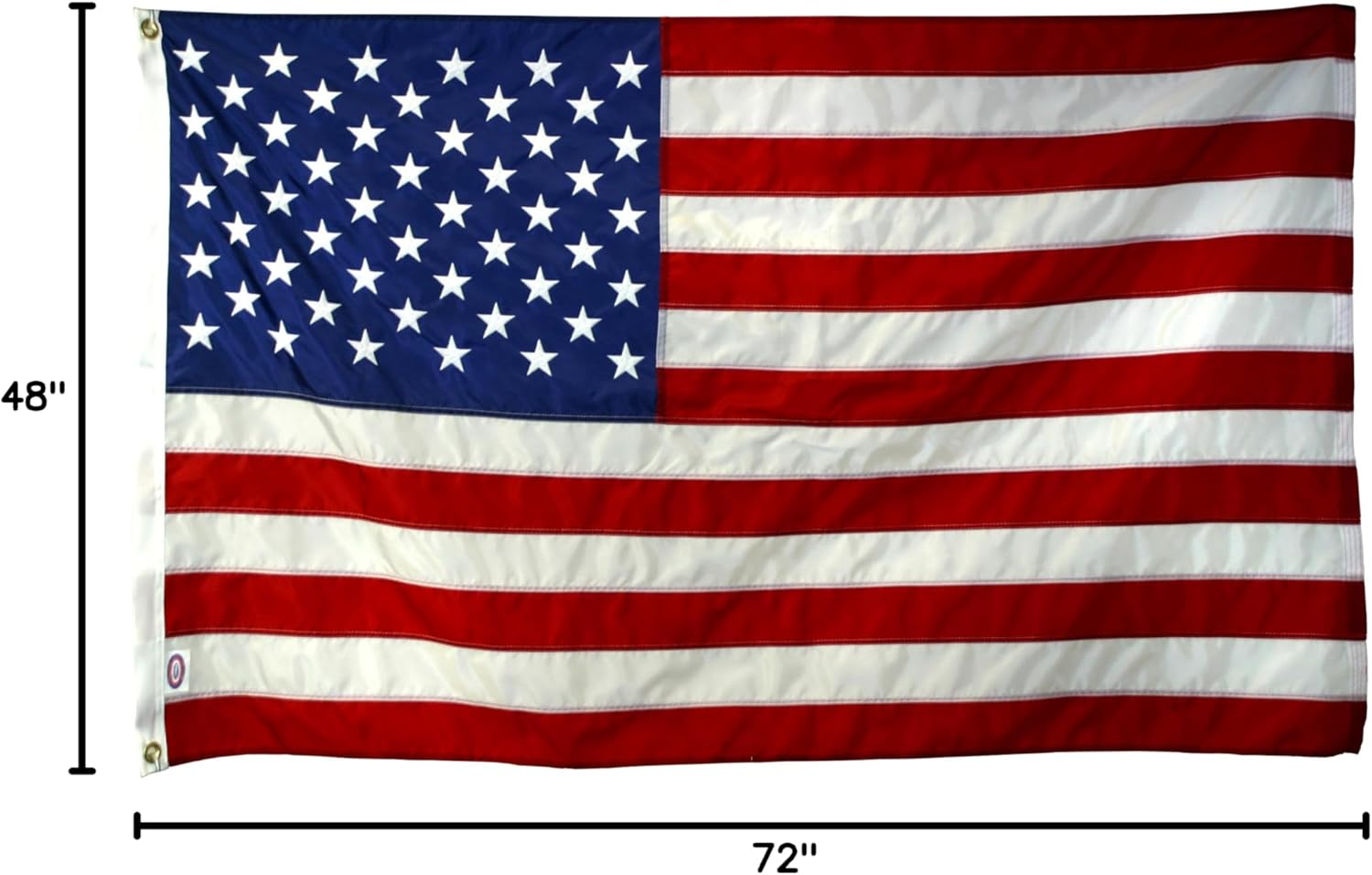 4' X 6' American Flag - Tearguard (Poly II)