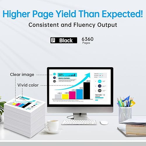 Miniatura 3 de BINKSYLER 281XXL - Cartucho de tinta negro de repuesto para Canon CLI-281XXL 281 XXL, compatible con PIXMA TR7520 TR8520 TS6120 TS6220 TS6320 TS8120