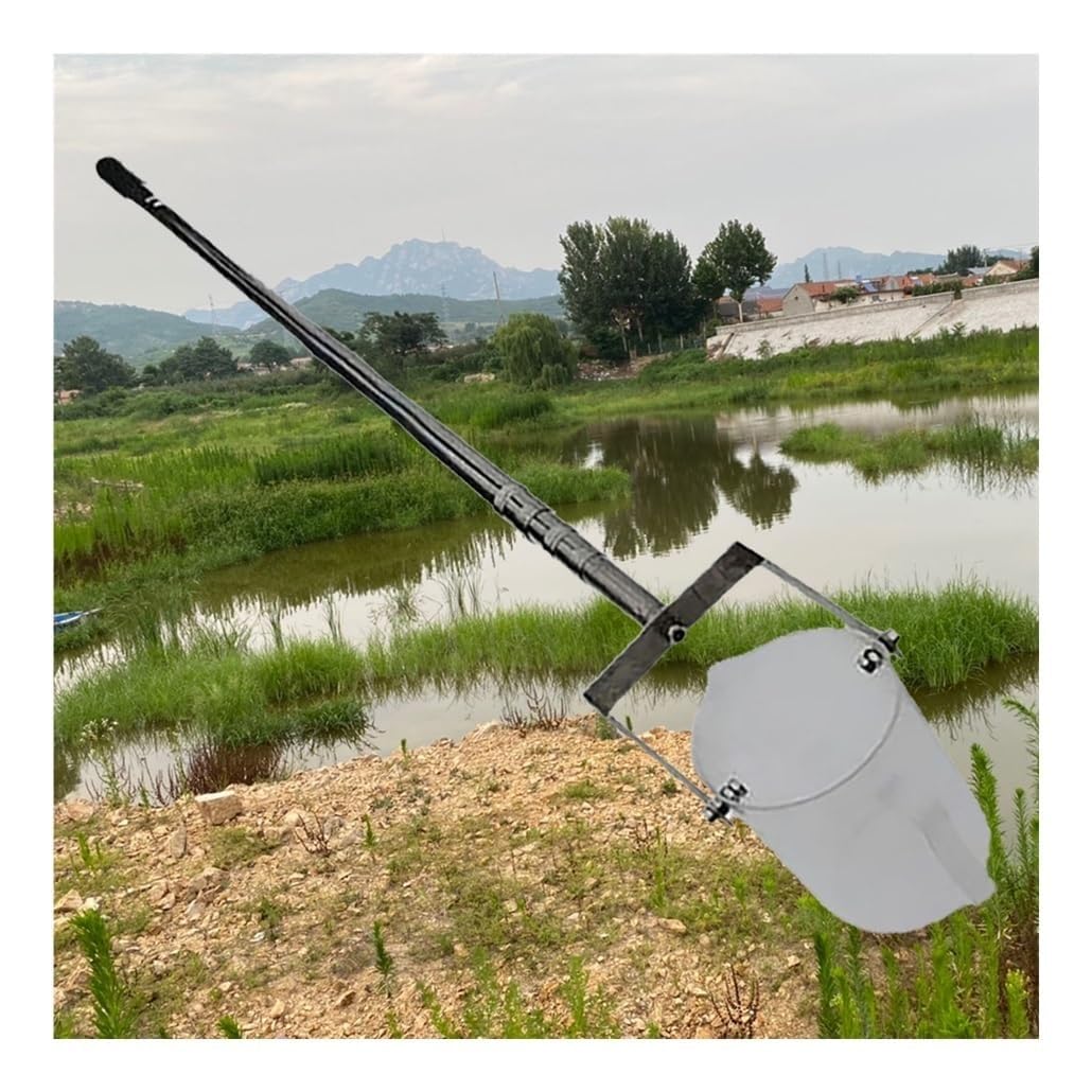 Teleskopischer Wasserprobenentnahmelöffel mit rutschfestem Griff – 500/1000-ml-Becher for die Wasserprobenahme und -analyse | 1000ML,1.11-3.0m(3.6-9.8ft)