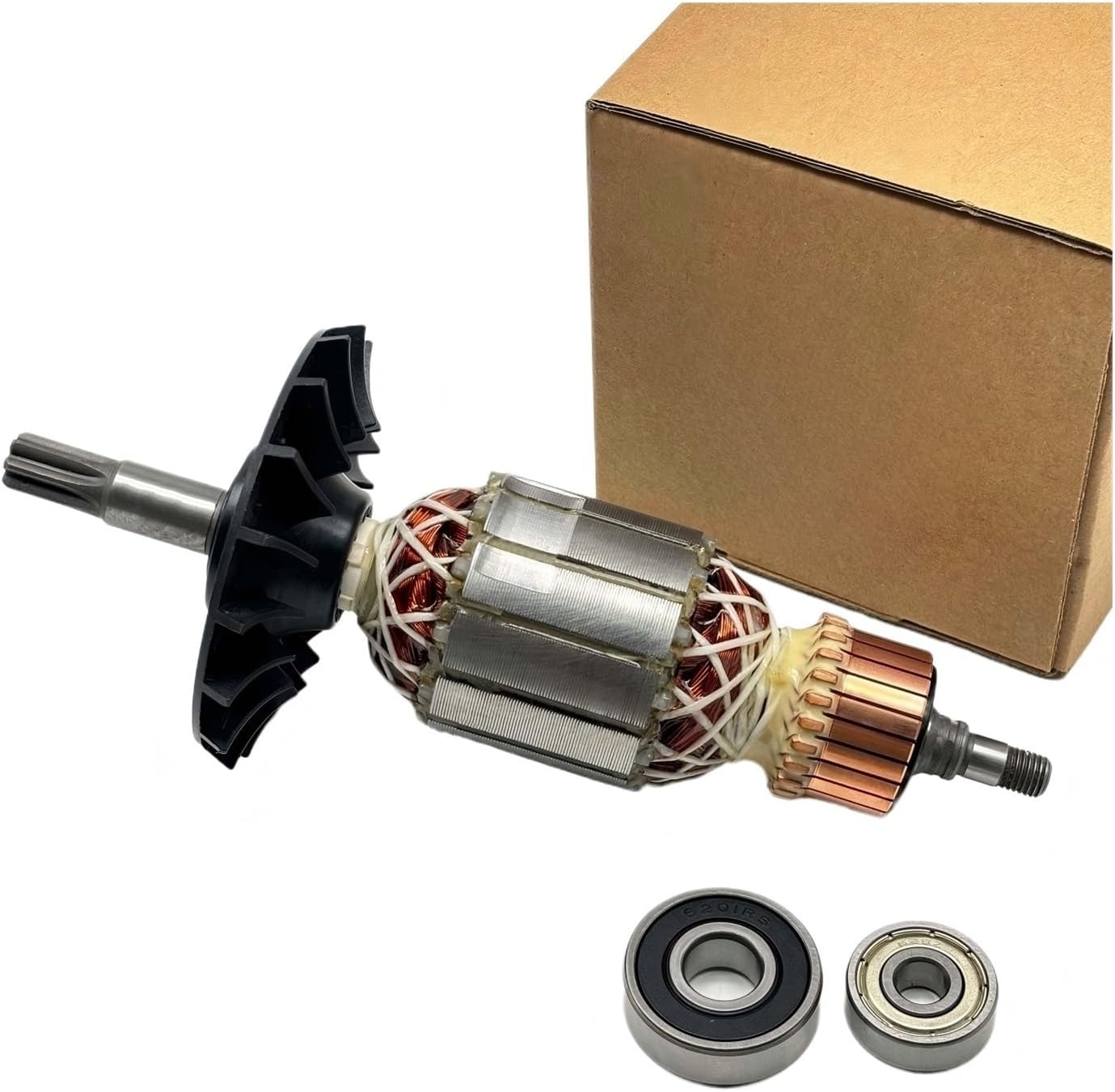 AC220V-240V Power Tool Armature Rotor Anchor Rotary Hammer Replacement Stable Performance，（Compatible For BOSCH，for GBH38 GSH4 GSH5CE GBH5 40DCE）