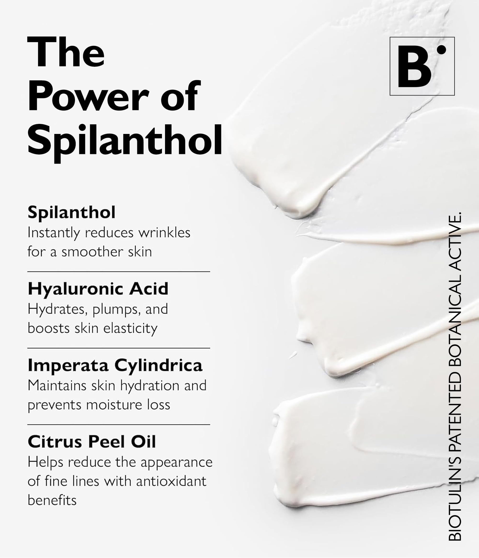 Biotulin - Rich Cream 50ml - Anti-Falten Feuchtigkeitscreme mit Spilanthol und Hyaluronsäure - Aufgepolsterte und intensiv genährte Haut für 24 Stunden