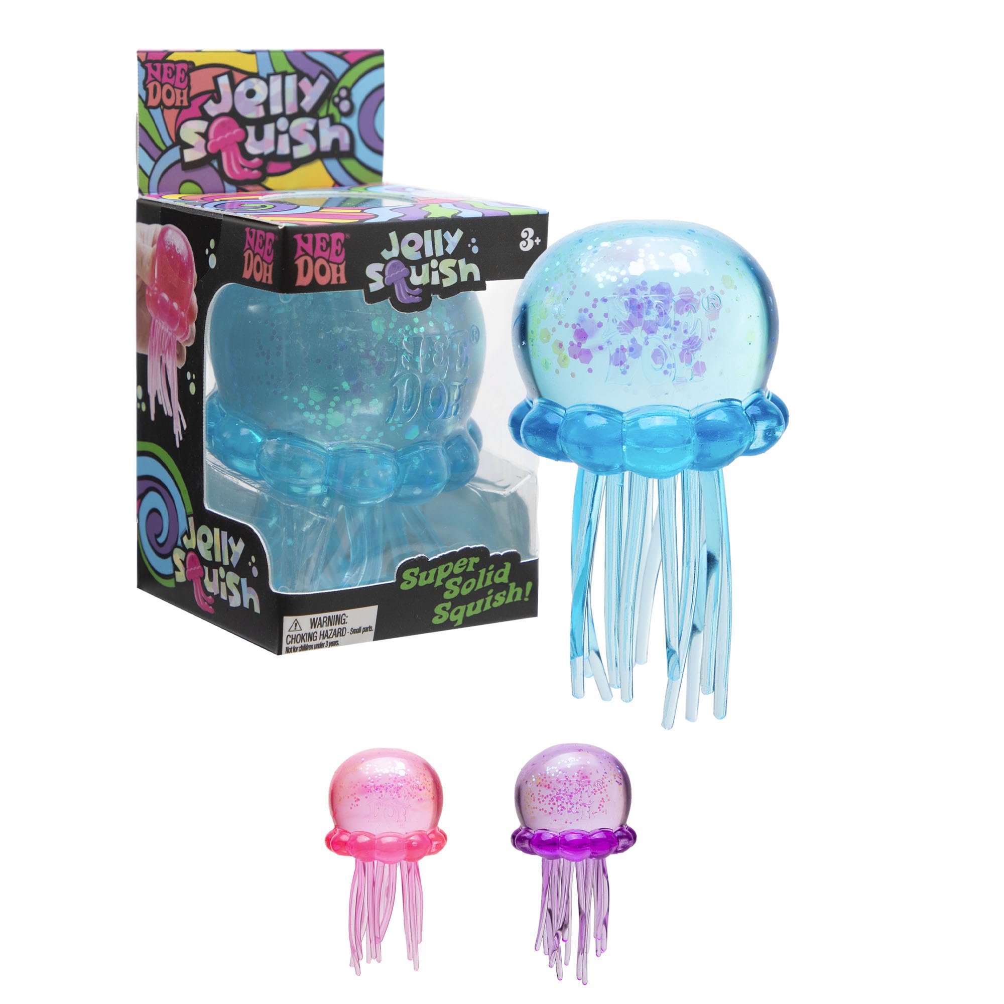 Schylling Needoh Jelly Squish - Sensory Squeeze Toy - Colors May Vary