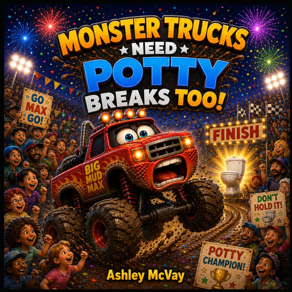 Monster Trucks Need Potty Breaks Too!