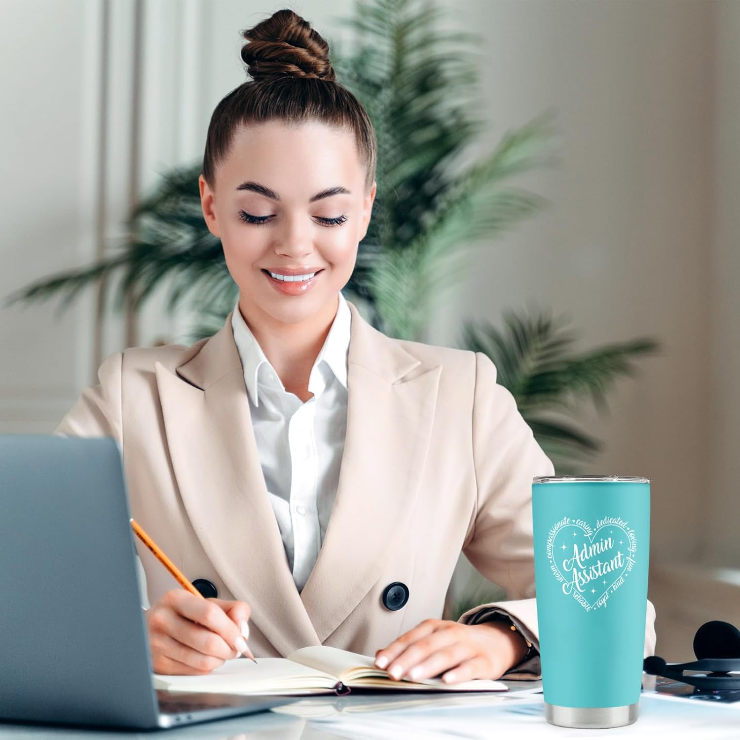 Administrative Assistant Gifts for Women, Administrative Professional Day Gifts, Admin Assistant Appreciation Gift 20 oz Stainless Steel Tumbler, Admin Assistants Gift Ideas - Image 6