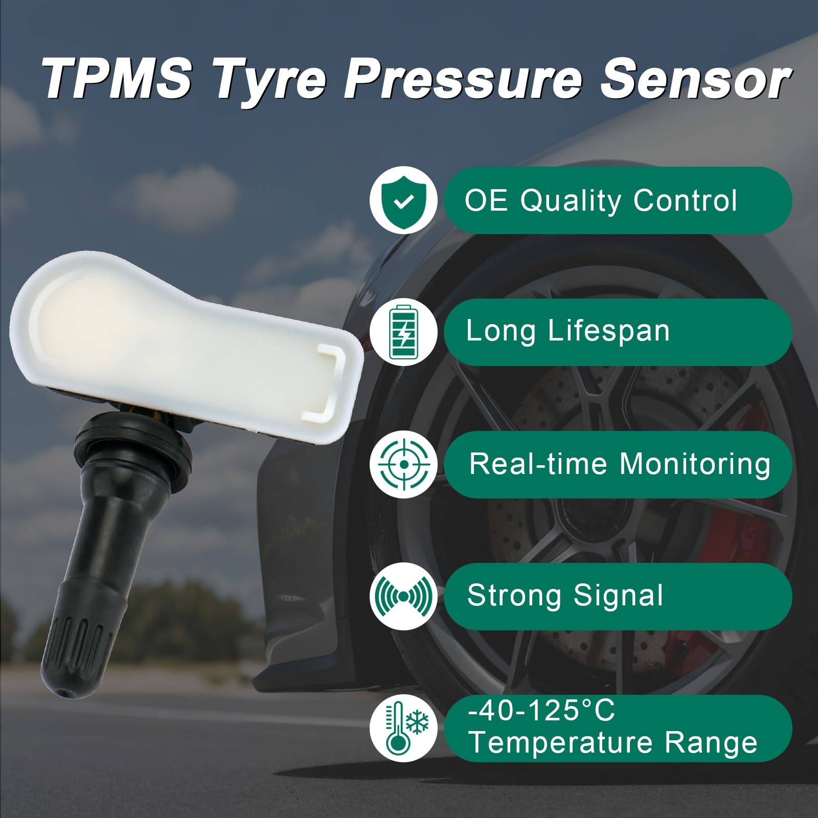 4 sensori di pressione dei pneumatici per Merc-edes Classe V Vito W447 V220 109 111 116 119cdi Tpms Sensore di monitoraggio della pressione degli pneumatici Sostituire A4479050500 4479050500