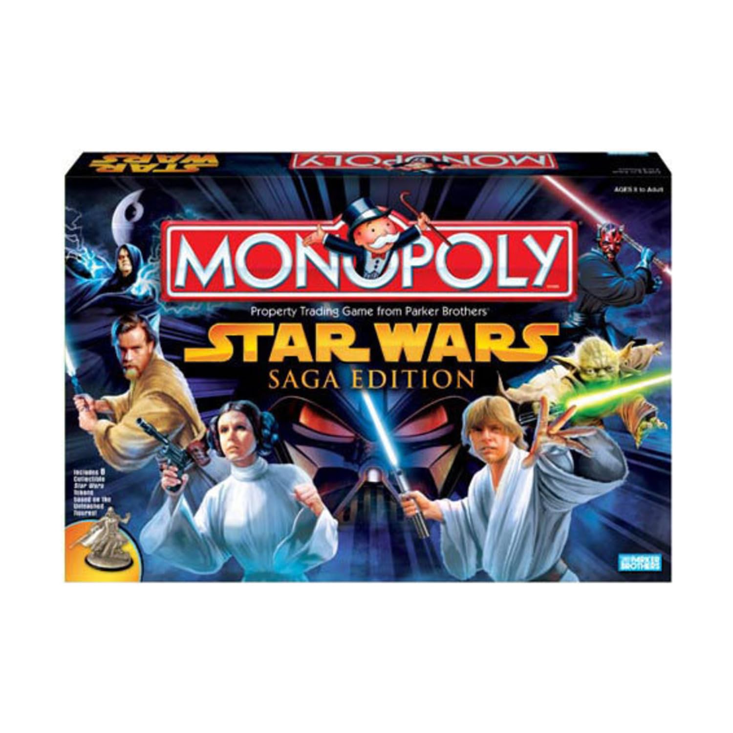 Monopoly Star Wars Saga Edition game box and components
