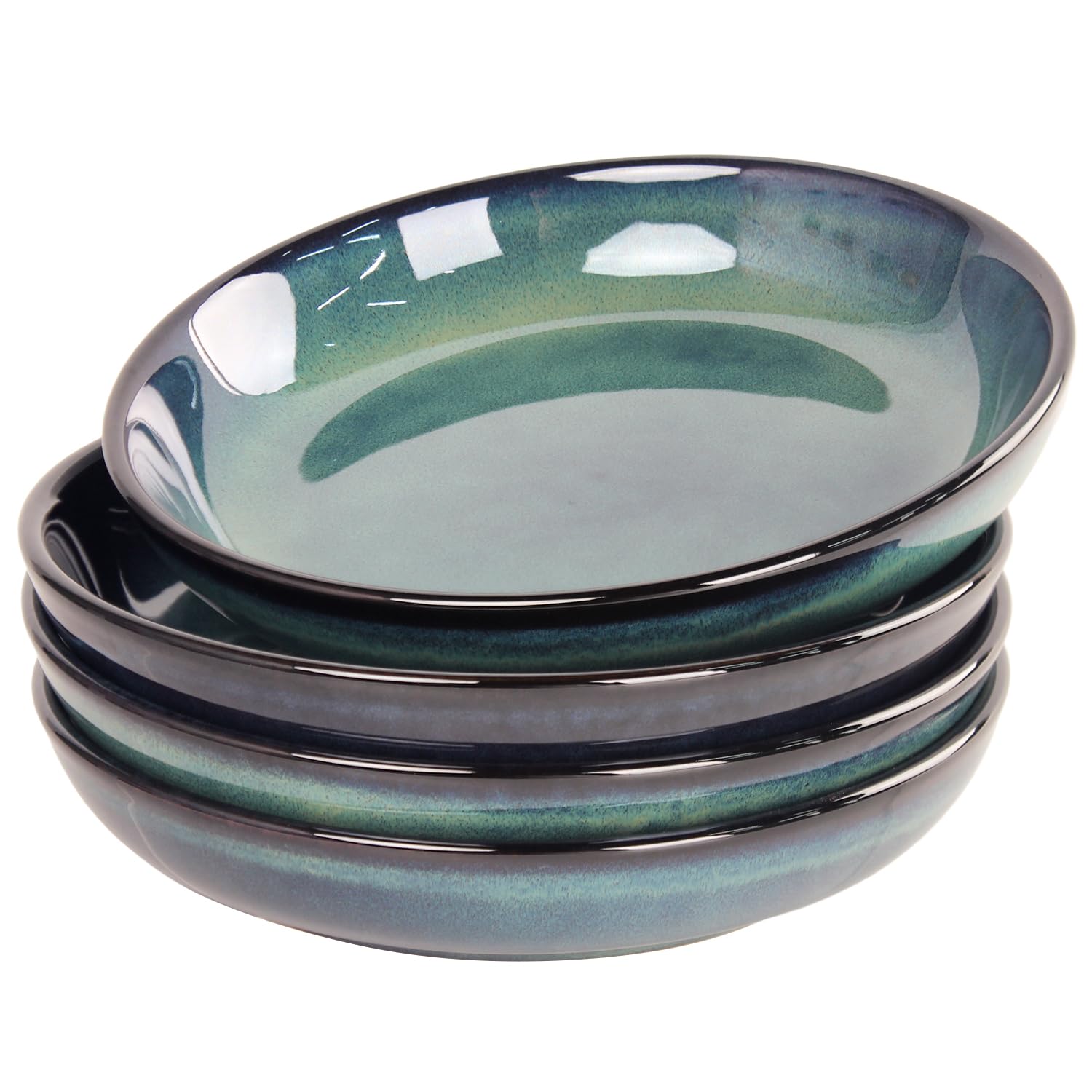 LIUYWYHCF Ceramic Pasta Bowls, 14 oz Pasta Bowls, 8