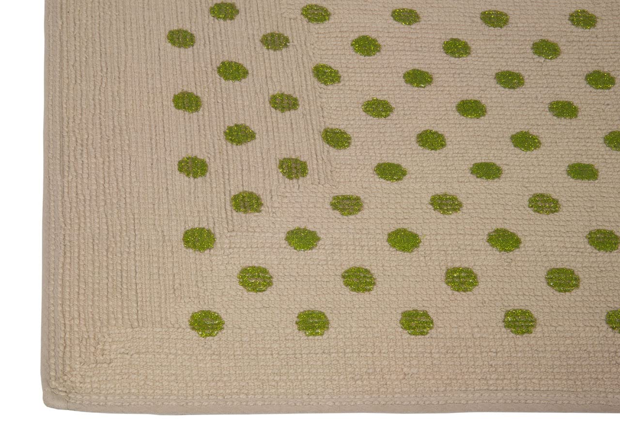 BIANCHERIAWEB Tappeto Casa Bagno Cotone Spugna Morbida Tinta Unita Antiscivolo Sirio Lino 55x130 Lino
