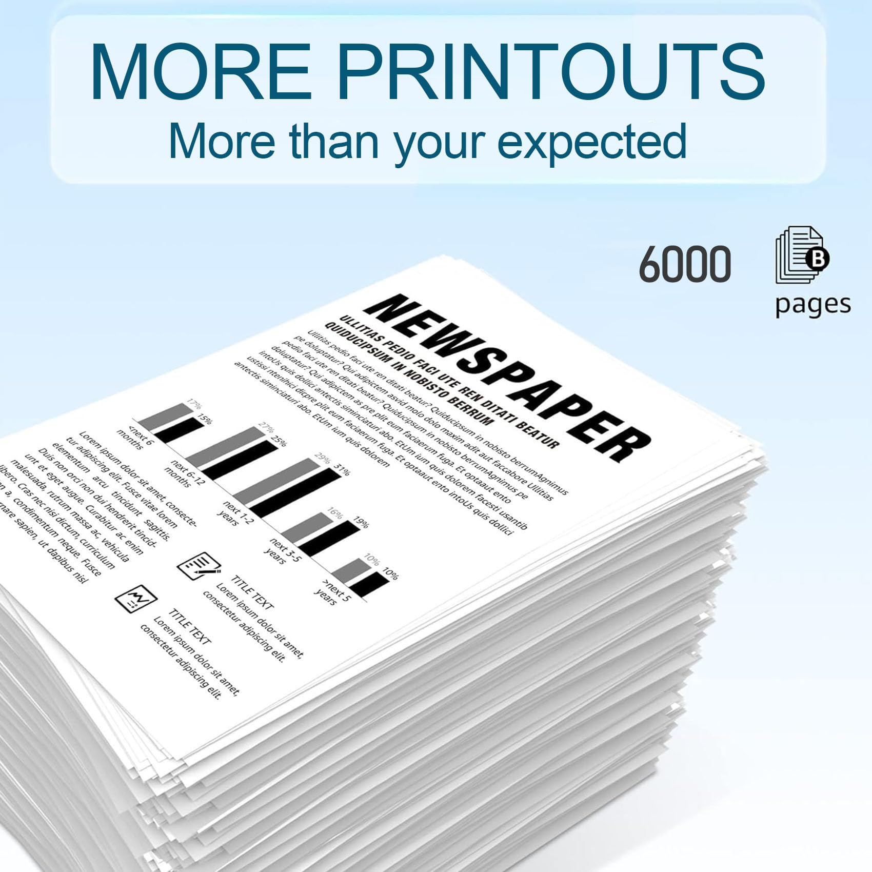 Cartucce toner per MS321dn MS421dn MS421dw MS521dn Compatibile 56F2000 | per Lexmark MS621dn MS622de MX521ade MX622ade MX321adw MX321adn MX421ade con chip 6.000 pagine,56F2000-2PC