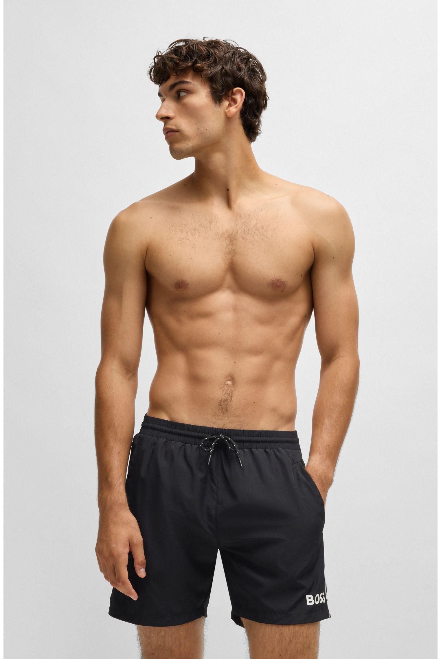 Boss Bañador de Longitud Media Bañadores Ajustados para Hombre Hombre
