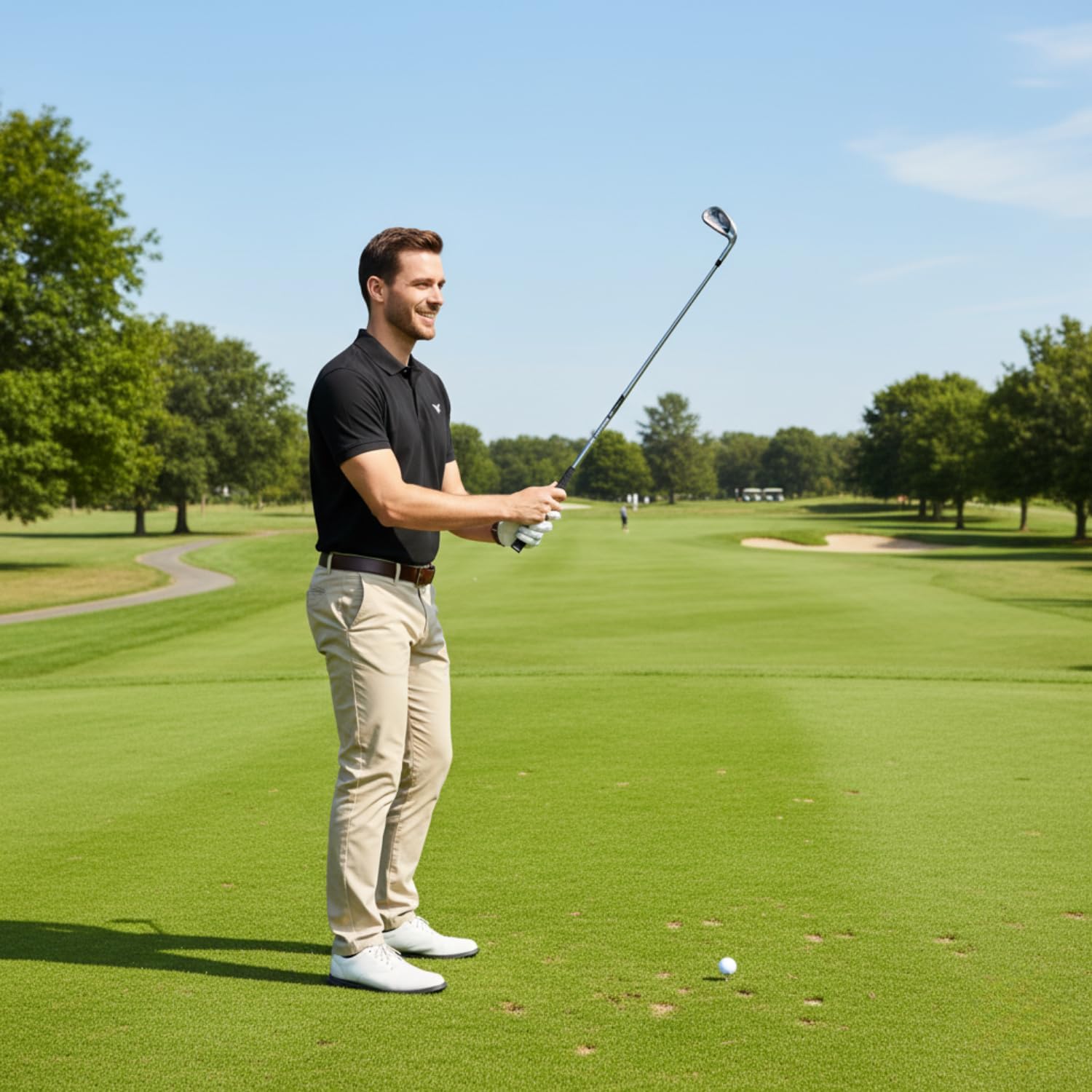 Men’s Polo Shirt – 100% Polyester, Lightweight, Breathable, Quick-Dry, Active Fit – Work & Casual Wear – Sizes S-3XL - Image 3