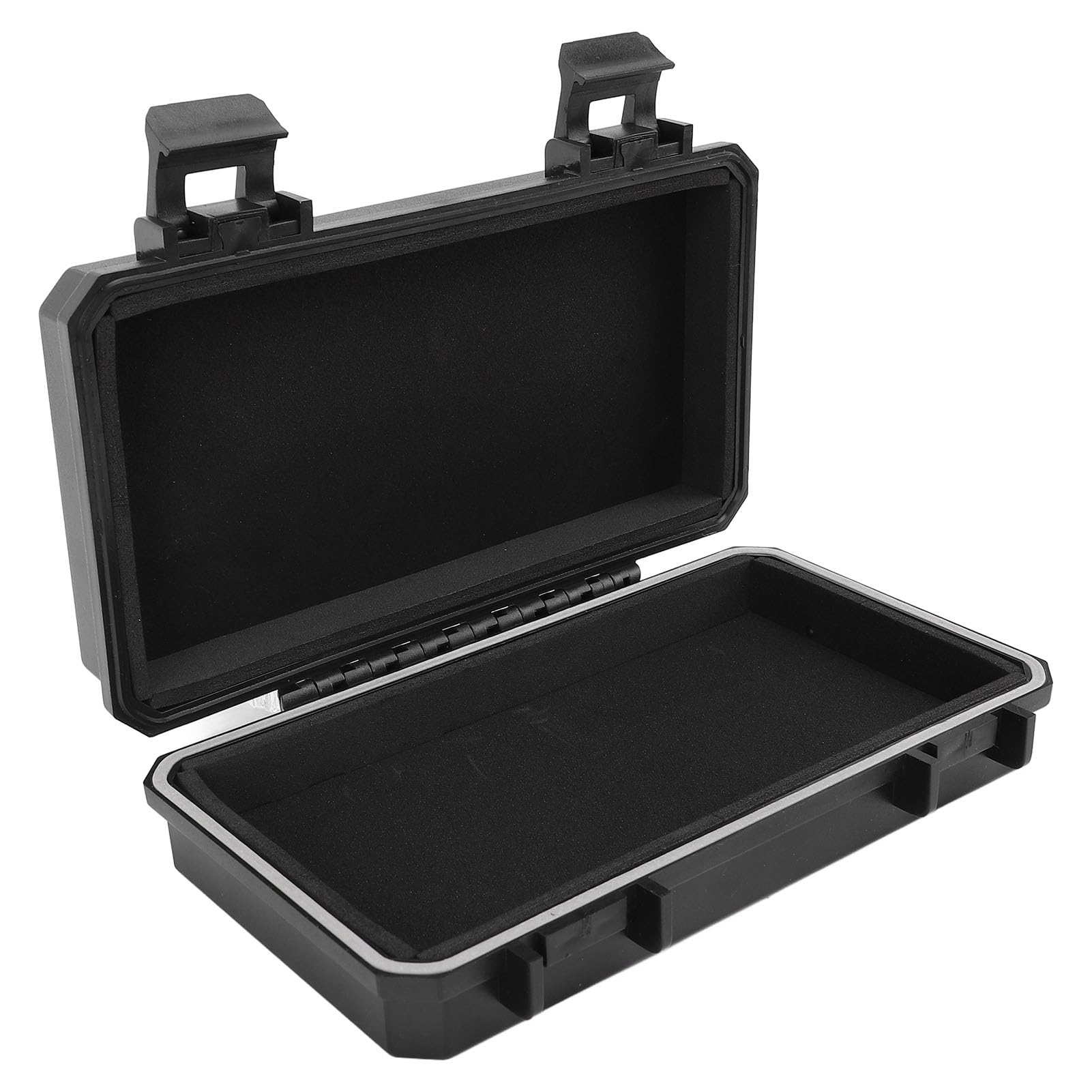 Buachois Under Car Magnetic Key Box, Hidden Lock Key Holder with 2 Strong Magnets & Soft Foam, Secure Outdoor Storage for Car & Door Keys