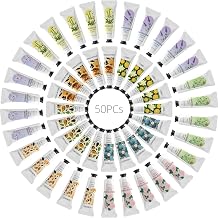 BODY & EARTH Mini Hand Lotion 50PC Lotion Bulk Small Gifts for Women | Hand Cream Bulk, Gifts for Women, Hand Lotion Travel Size, Stocking Stuffers, Bridesmaid Gifts, Bachelorette Party Favors