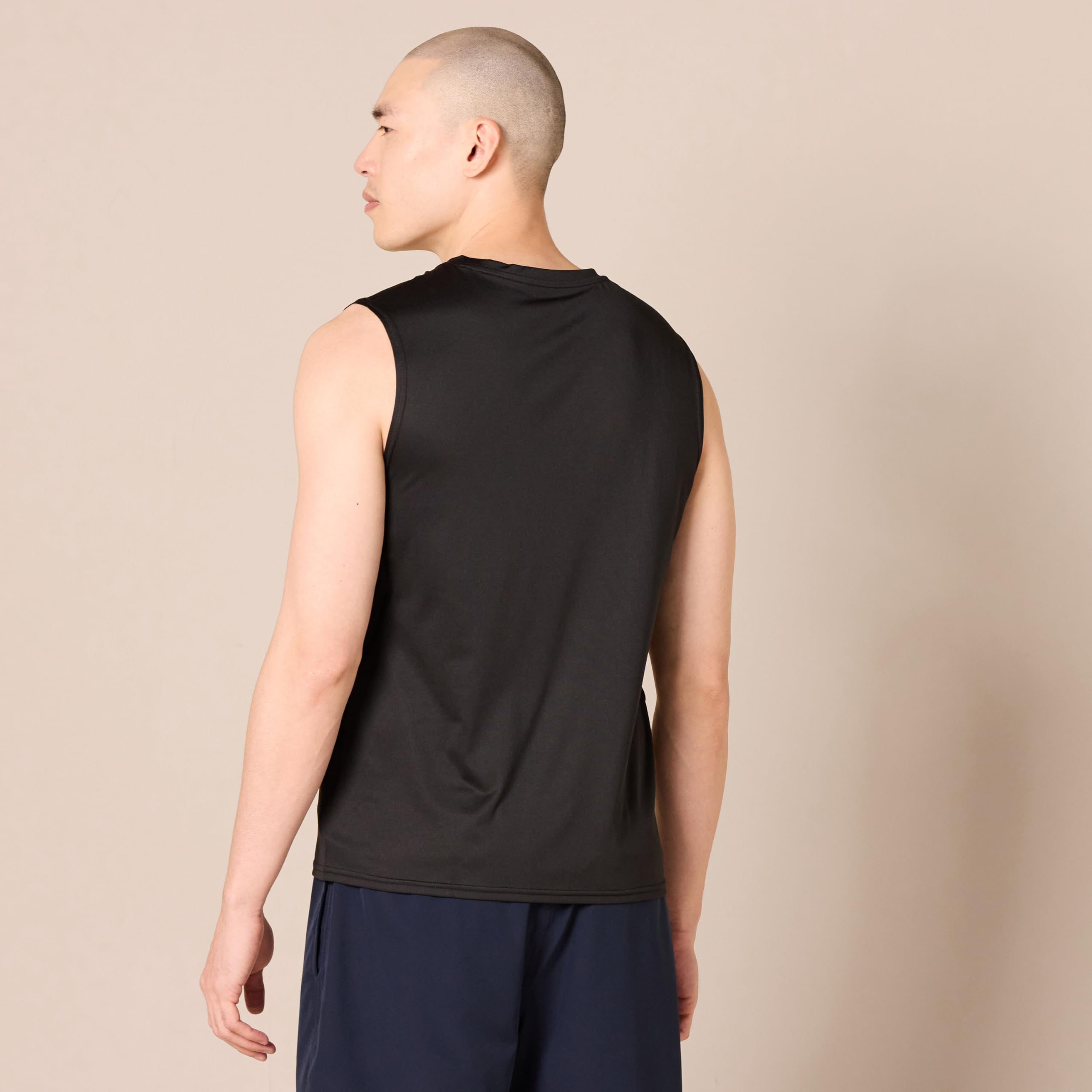 Amazon Essentials Hombre Camiseta Deportiva sin Mangas, Ligera, Elástica, de Secado Rápido y Que Absorbe la Humedad