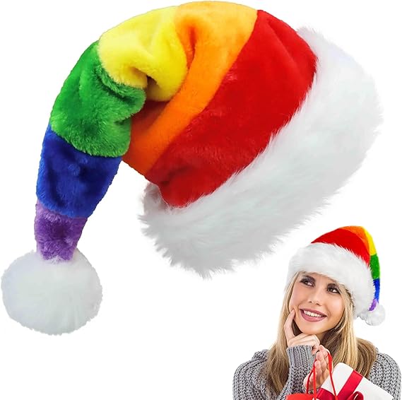 Rode Kerstmuts Sprankelende Kersthoeden voor Volwassenen, Kinderen, Kerstmanhoed Kerstmankostuum, Pailletten Kerstmuts Pluche Luxe Kerstmanhoed, Kerstfeest Hoed Pet voor Mannen Vrouwen Kerstvakantie