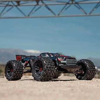 ARRMA RC Truck KRATON 4X4 8S BLX 1/5 Speed Monster Truck Black, RTR (Transmitter and Receiver Included, Batteries and Charger Not Included), ARA5808V2T1