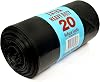 Homewise 20 Thick Bin Bags Extra Heavy Duty 100L Bin Bag Refuse Sacks Pack Of 20 Eco Friendly Black Bags For Rubbish Home Offices Garden Thick Extra Strong Bin Liners Made from Recycled Material