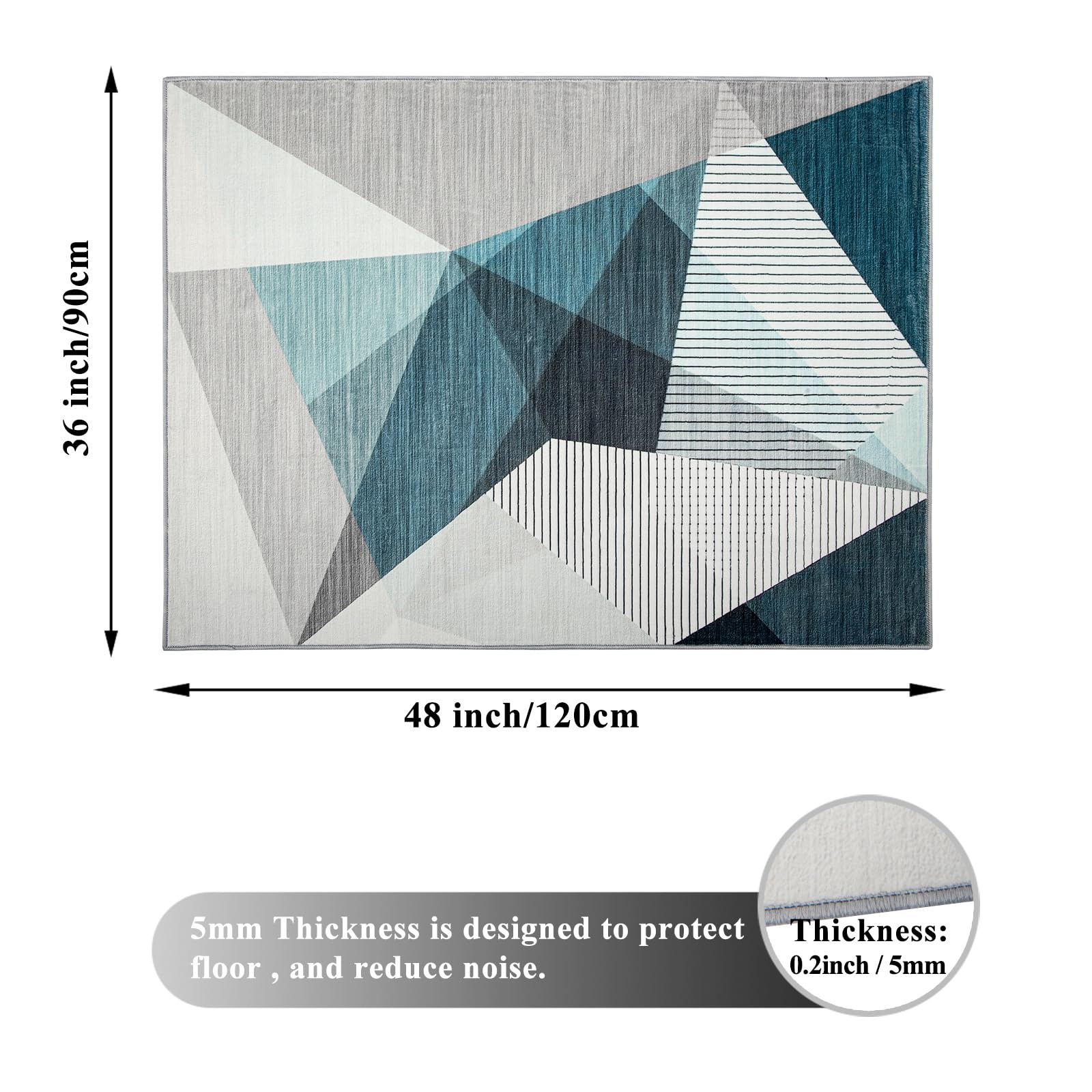 Alfombrilla Protectora Suelo para Silla de Oficina Alfombra Antideslizante 90x120cm Silla Gaming Resistente a los Arañazos Alfombrilla Protección para Suelos Duros Laminado Parqué 1