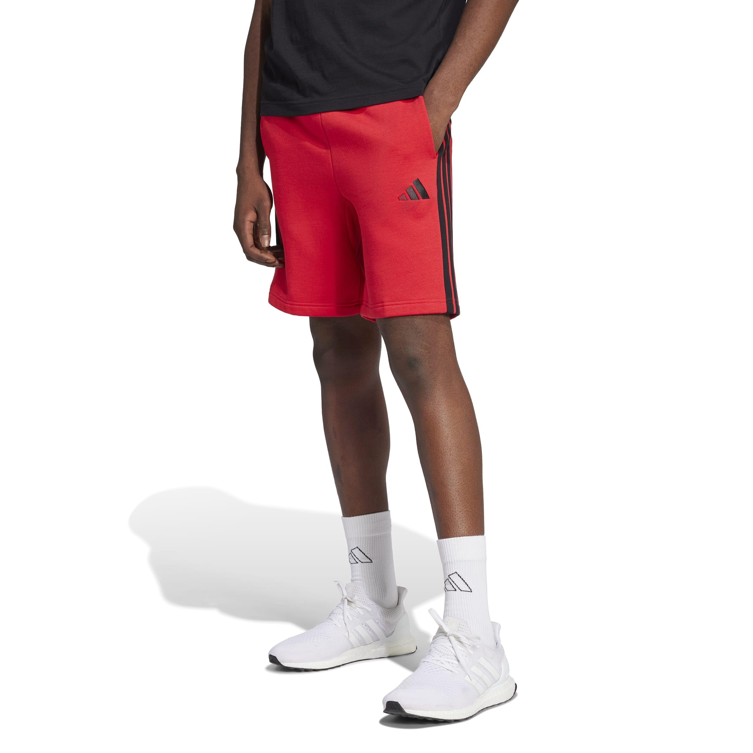 

                                                    adidas Men's Essentials 3-Stripes Fleece 9-Inch Sh