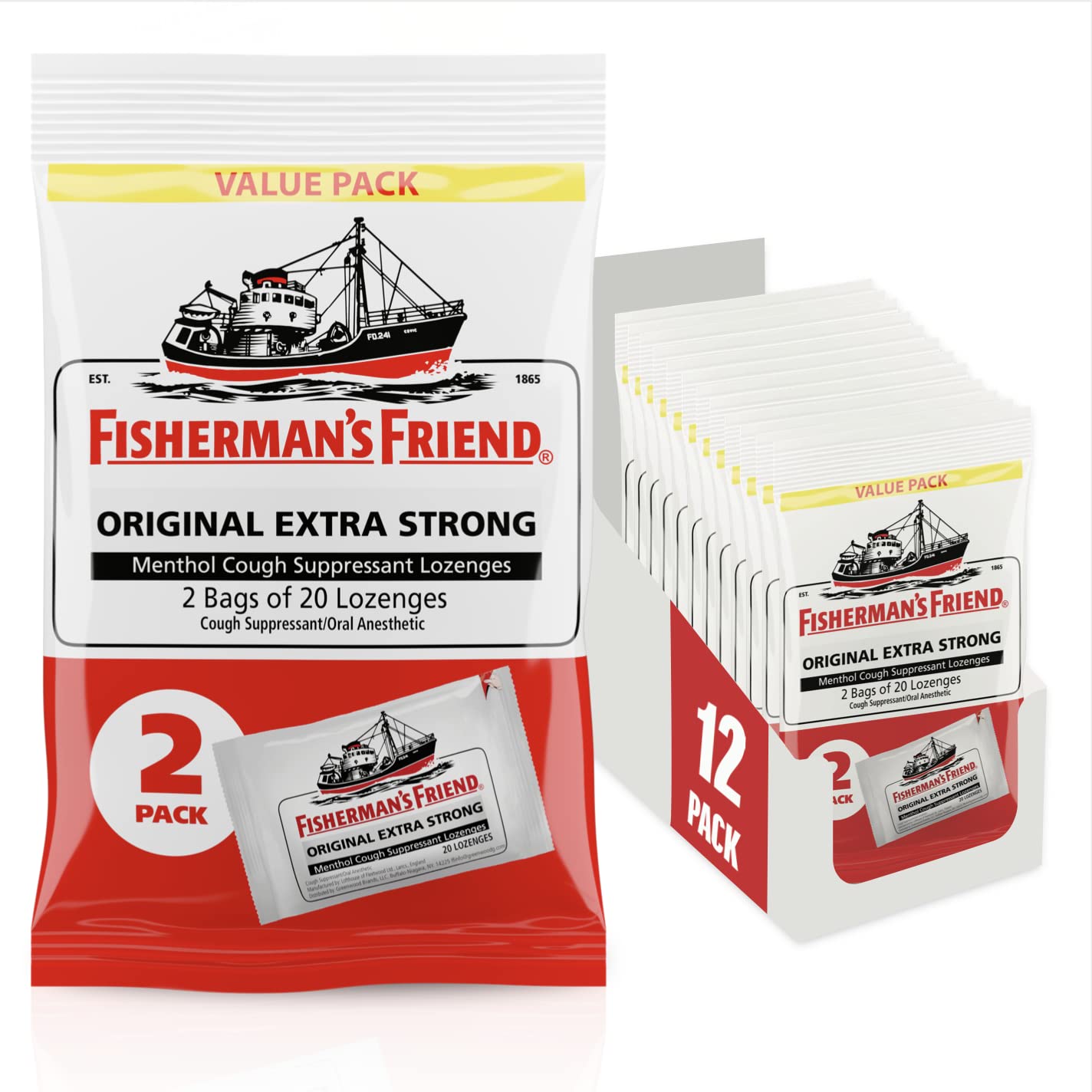 Buy Cough Drops by Fisherman's Friend, Cough Suppressant and Sore