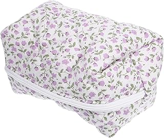 فوميز. شنطة سفر لادوات الزينة ومستحضرات التجميل للنساء، مكياج صغيرة لمستحضرات التجميل، مستحضرات تجميل شنط سفر، قماش قطني، أرجواني