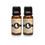 2 Pack 10ml Premium Fragrance Oil - Coconut Cream and Tahitian Vanilla Scents - for Candle, Soap Making, Aromatherapy, Diffusers, Home Care, & Humidifiers