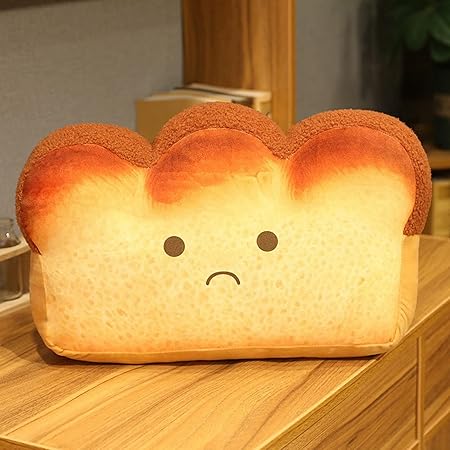 Amazon 食パンぬいぐるみ お昼寝クッション 抱き枕可愛い 表情 えがお やわらかい ソフト 癒し系 おいしい ふわふわ 食べ物 面白い 人気 どっきり 子ども お誕生日 プレゼント リアル そっくり ジップ 低反発 洗える 8種類 ぬいぐるみ おもちゃ
