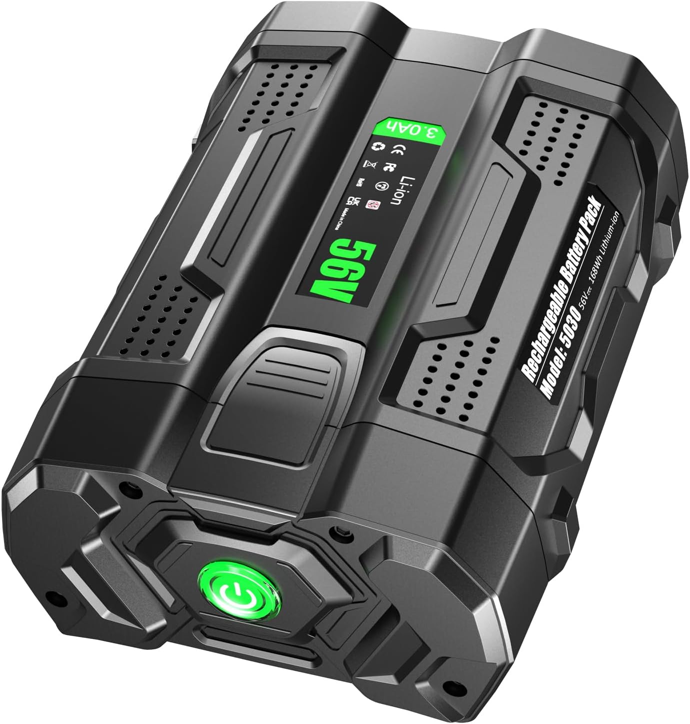 3000mAh Replacement for EGO 56V Battery, 56 Volt Lithium Ion Battery 3.0Ah Compatible with EGO 56 Volt BA2800 BA2800 BA1400 BA2800T BA4200 BA1400T ST1502LB CS1604 CS1804 CS1403 Cordless Power Tools