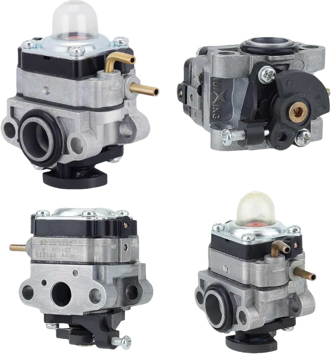 RY253SS Carburetor Fits for Ryobi Full Crank 2 Cycle RY252CS RY251PH RY254BC 25cc String Weedeater Gas String Trimmer Weed Wacker Eater Parts Carb Tune Up Kit Replace MTD 753-06258A with Air Box Cover