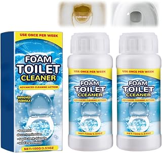2pcs Foam Toilet Cleaner, 2025 New Powerful Toilet Bowl Cleaner, Advanced Home Bathroom Cleaning Solution，Powerful Instant Bowl Cleaner for Toilets & Squatting Pans