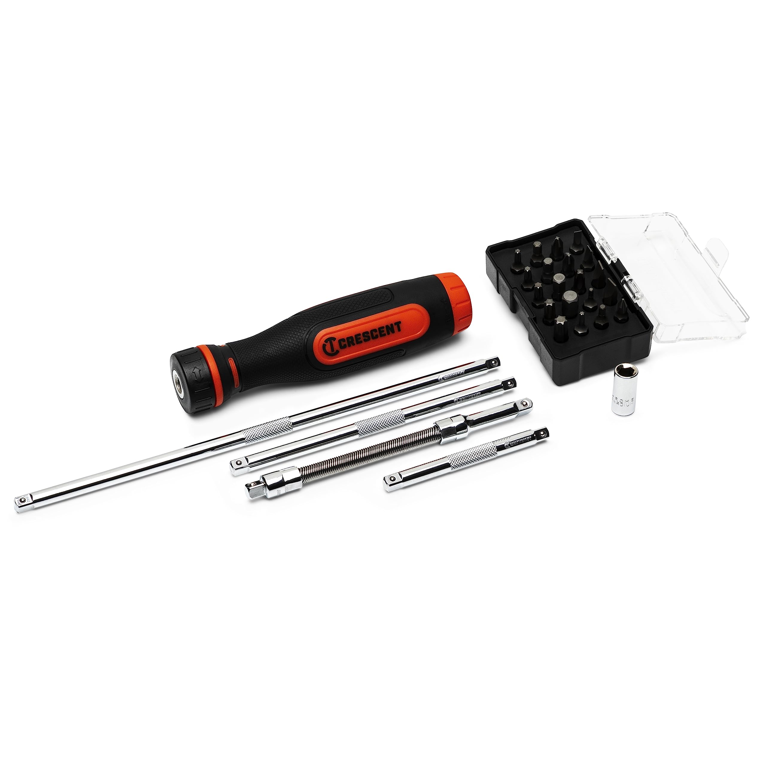 CRESCENT - Set di 26 cacciaviti a cricchetto (CRBSDS26PC)
