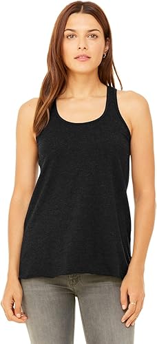 Bella Canvas - Camiseta sin mangas ligera con espalda cruzada para mujer