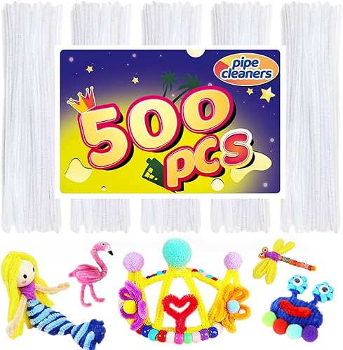 Vista 47 de Bundooraking Limpiapipas para Manualidades, Tallos de Chenilla para Proyectos de Arte y Manualidades, Decoraciones DIY de Flores, Suministros