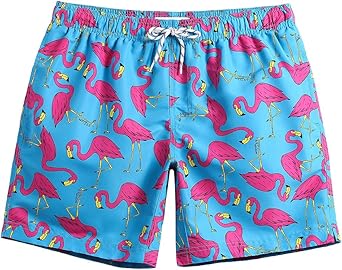 maamgic Mens Slim Fit Quick Dry Swim Shorts Swim Trunks Mens Bathing Suits with Mesh Lining