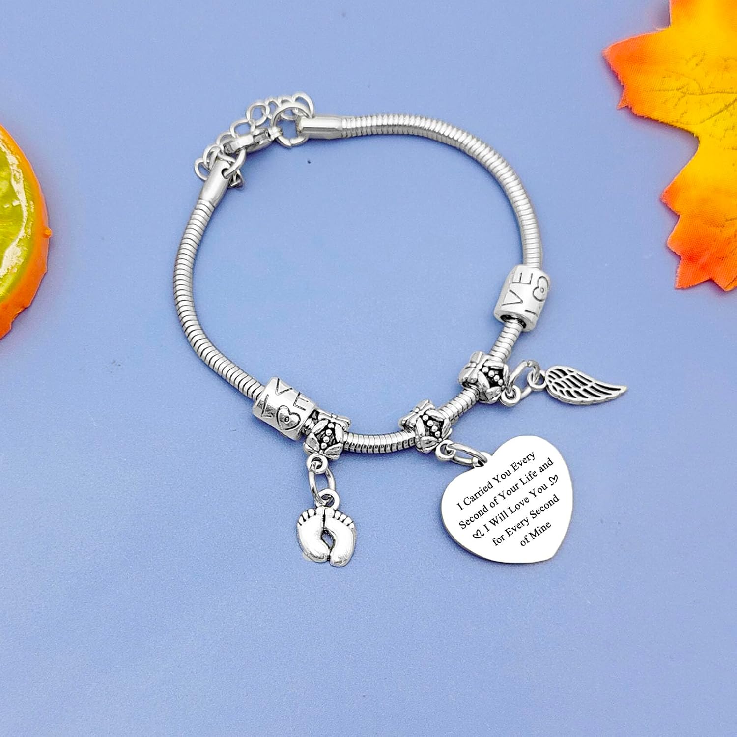 Miscarriage Memorial Gifts for Mother Memorial Bracelet Sympathy Gifts for Women Miscarriage Bereavement Gift for Mother Parents Remembrance Bangle Bracelet Gift for Women - Image 6