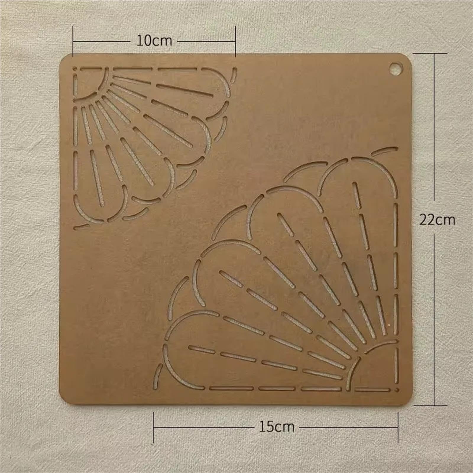 Plantilla De Plantilla Sashiko En Forma De Abanico | For bordado de tela, tallado DIY