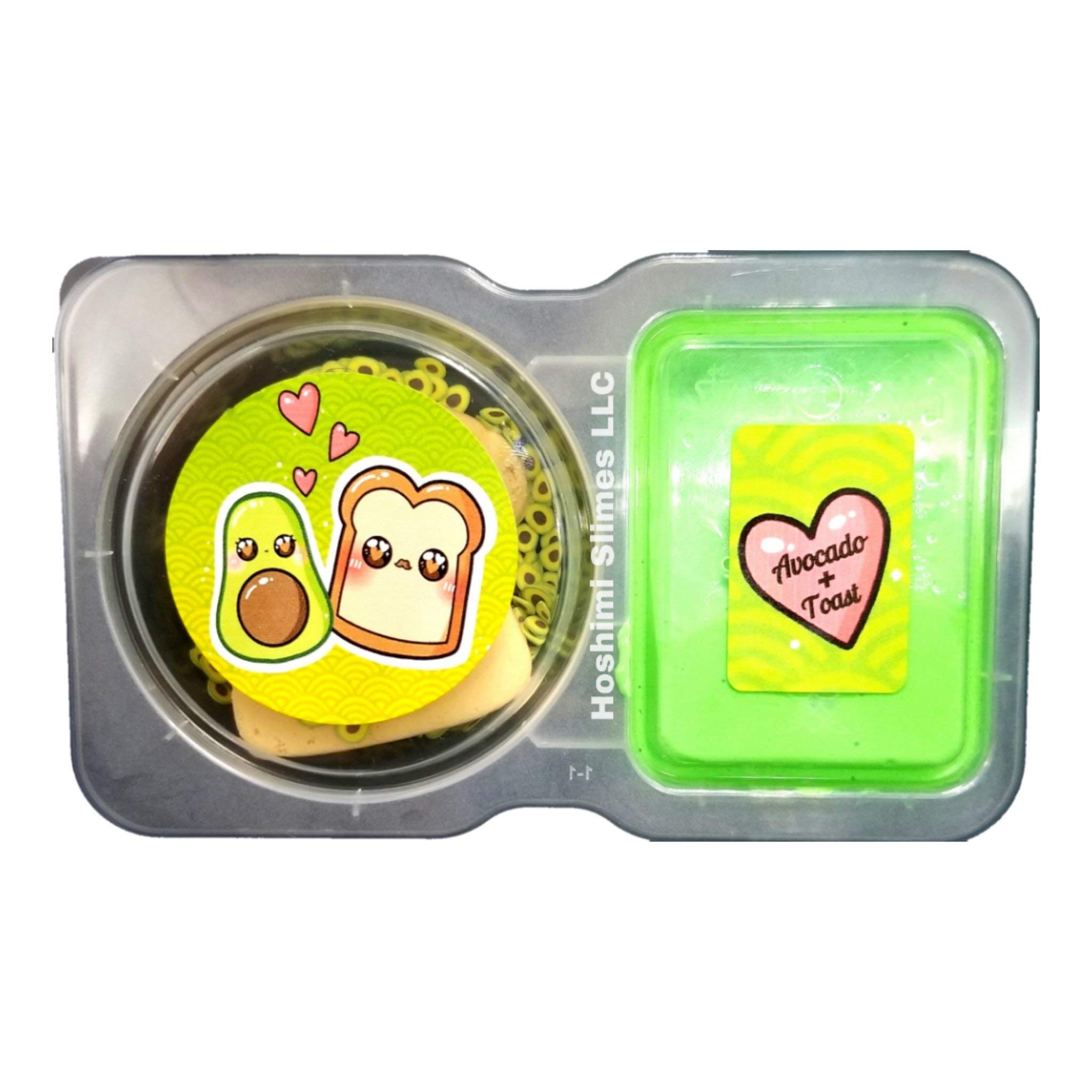 Avocado & Toast DIY Handmade Scented Slime Kit Sensory Toy - Hoshimi Slimes