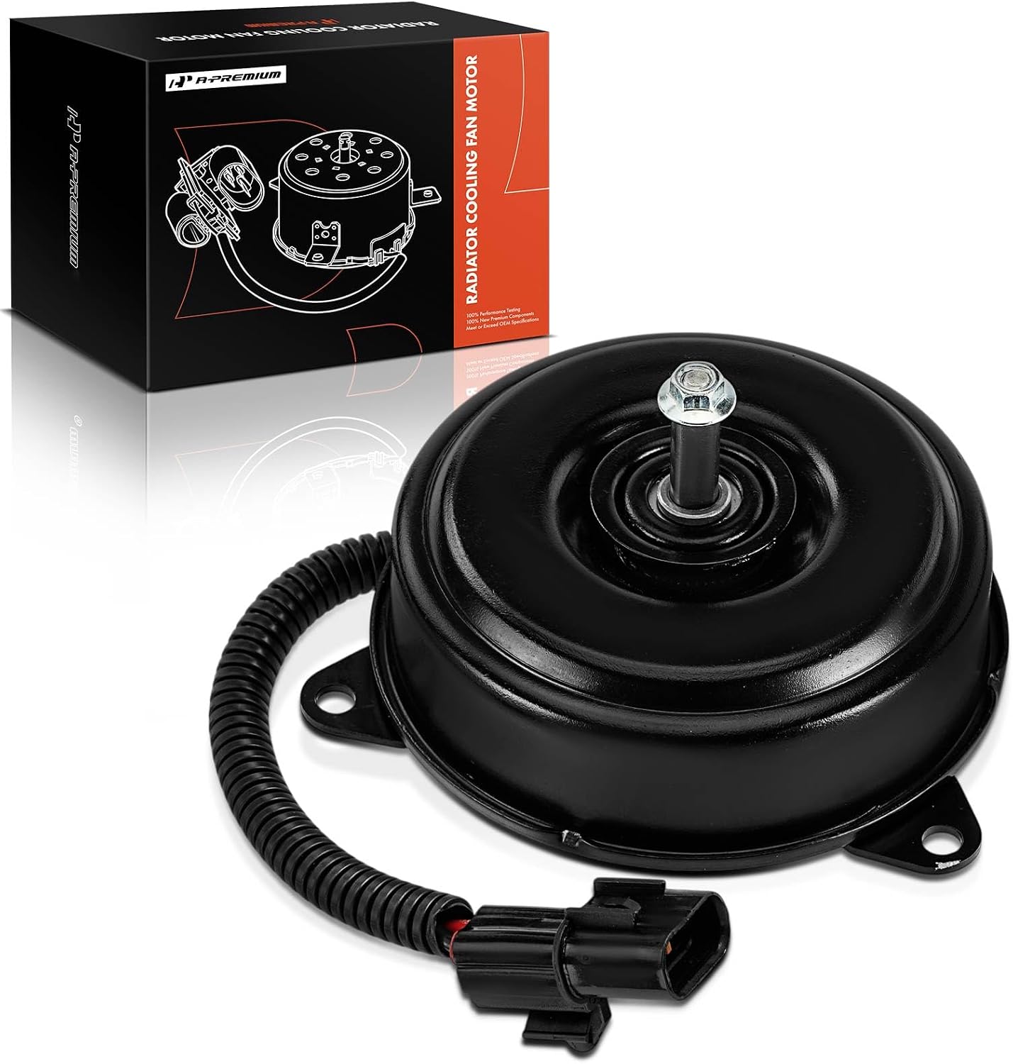 A-Premium Radiator Fan Motor Compatible with Hyundai | for Elantra 2001 2002 2003, 2.0L